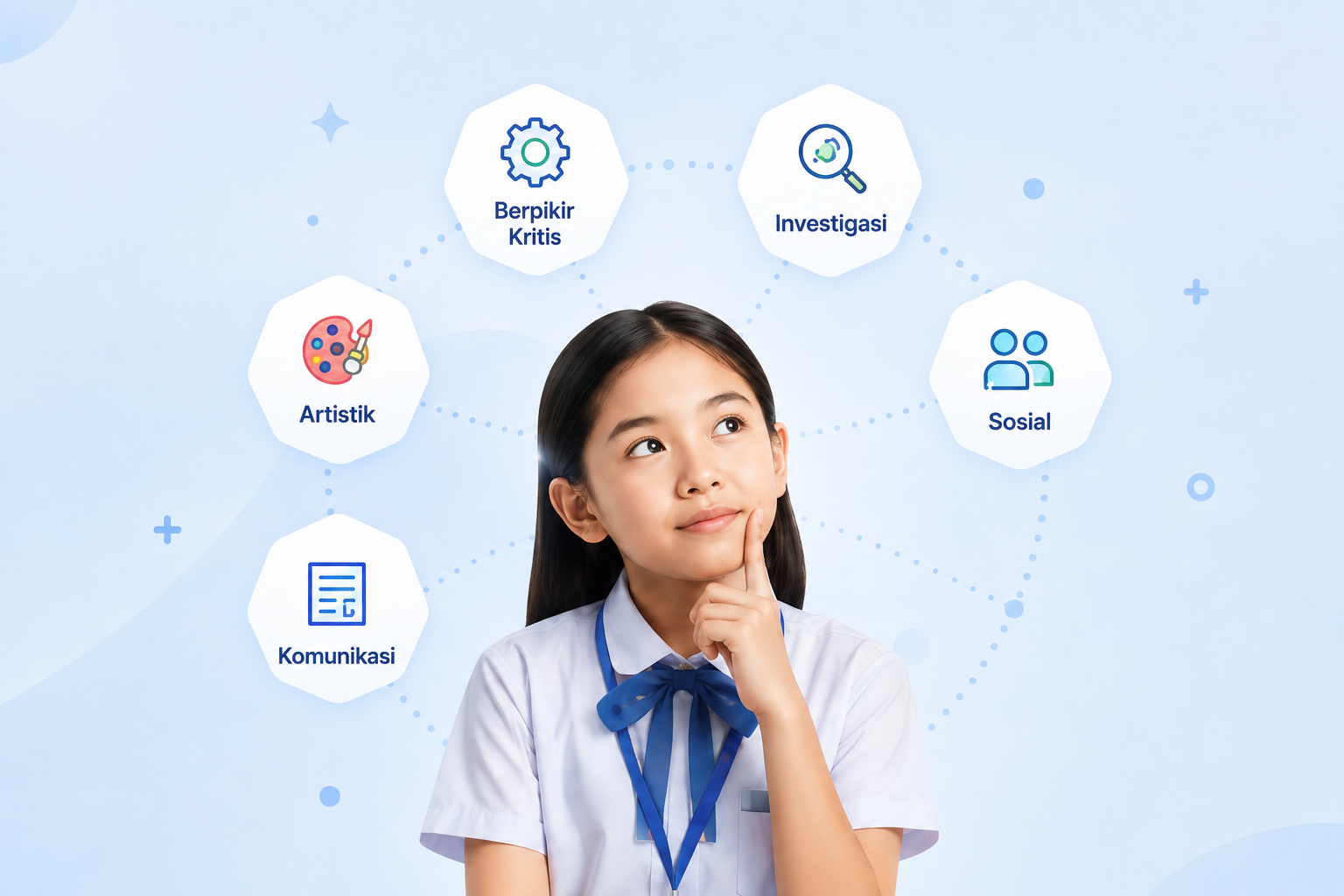 Siswa memikirkan potensinya